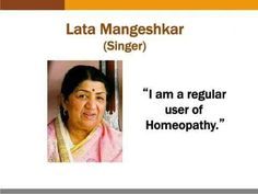 homeo expert lata mangeshkar