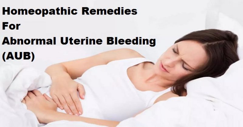homeopathic remedies for abnormal uterine bleeding