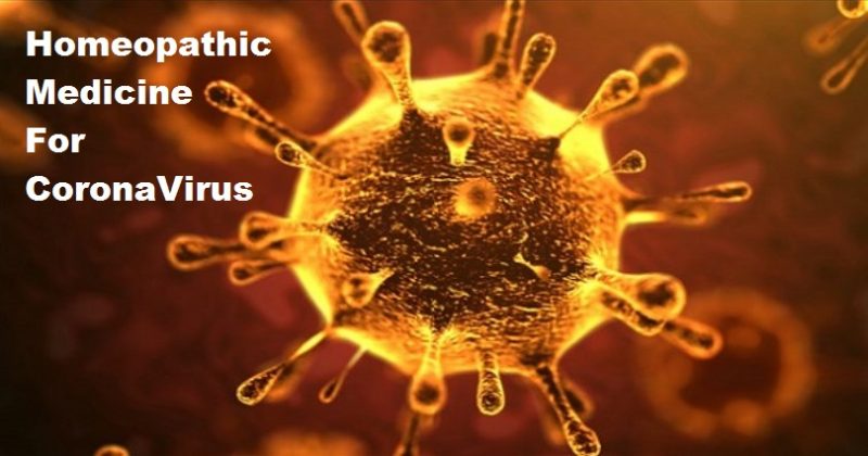 homeopathic medicine for coronavirus