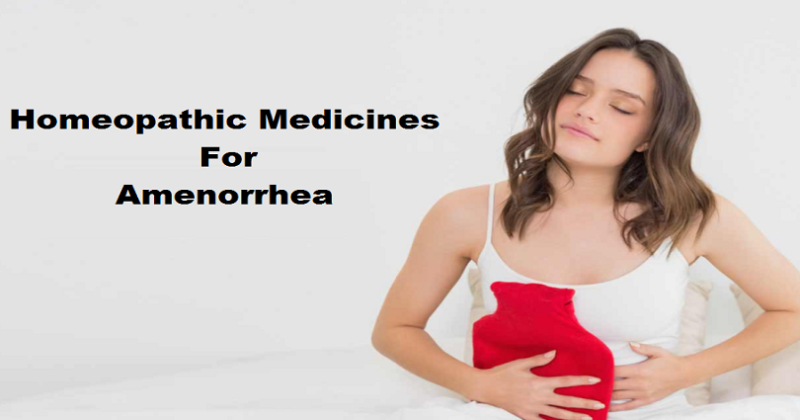 homeopathic medicines for amenorrhea