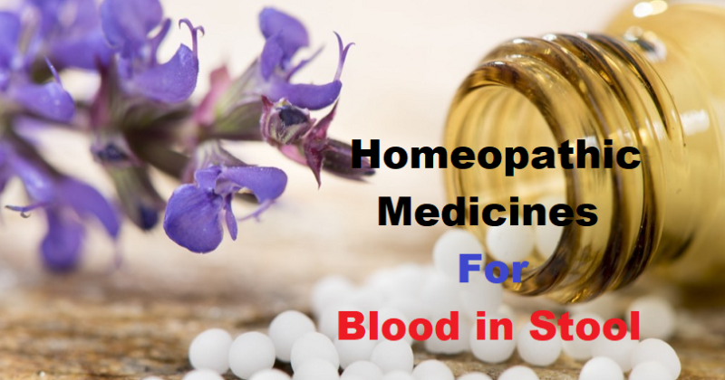 homeopathic medicine for blood in stool