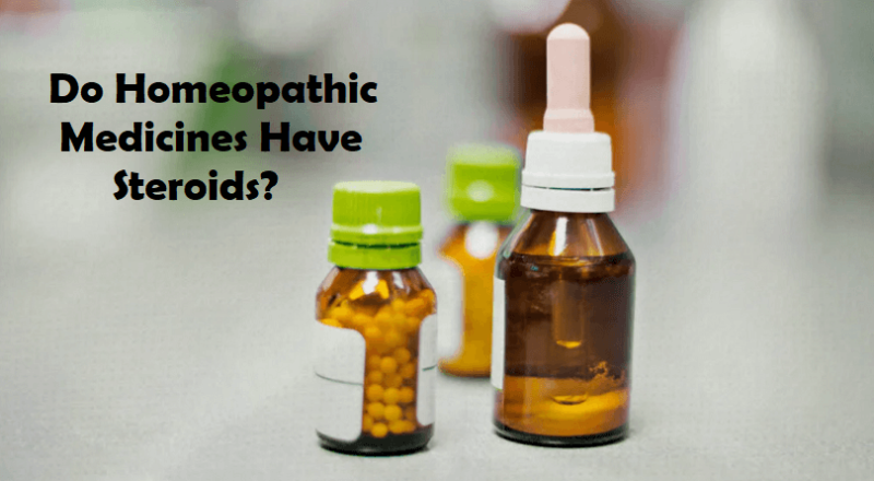 do homeopathic medicines contain steroids