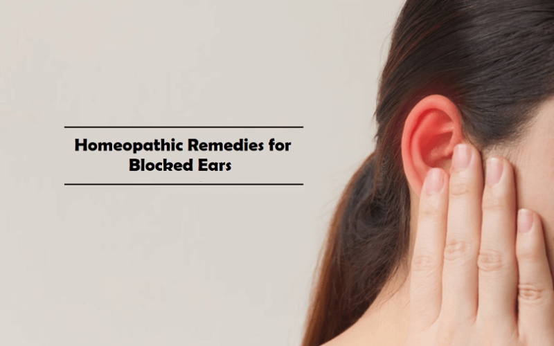 homeopathic remedies for blocked ears